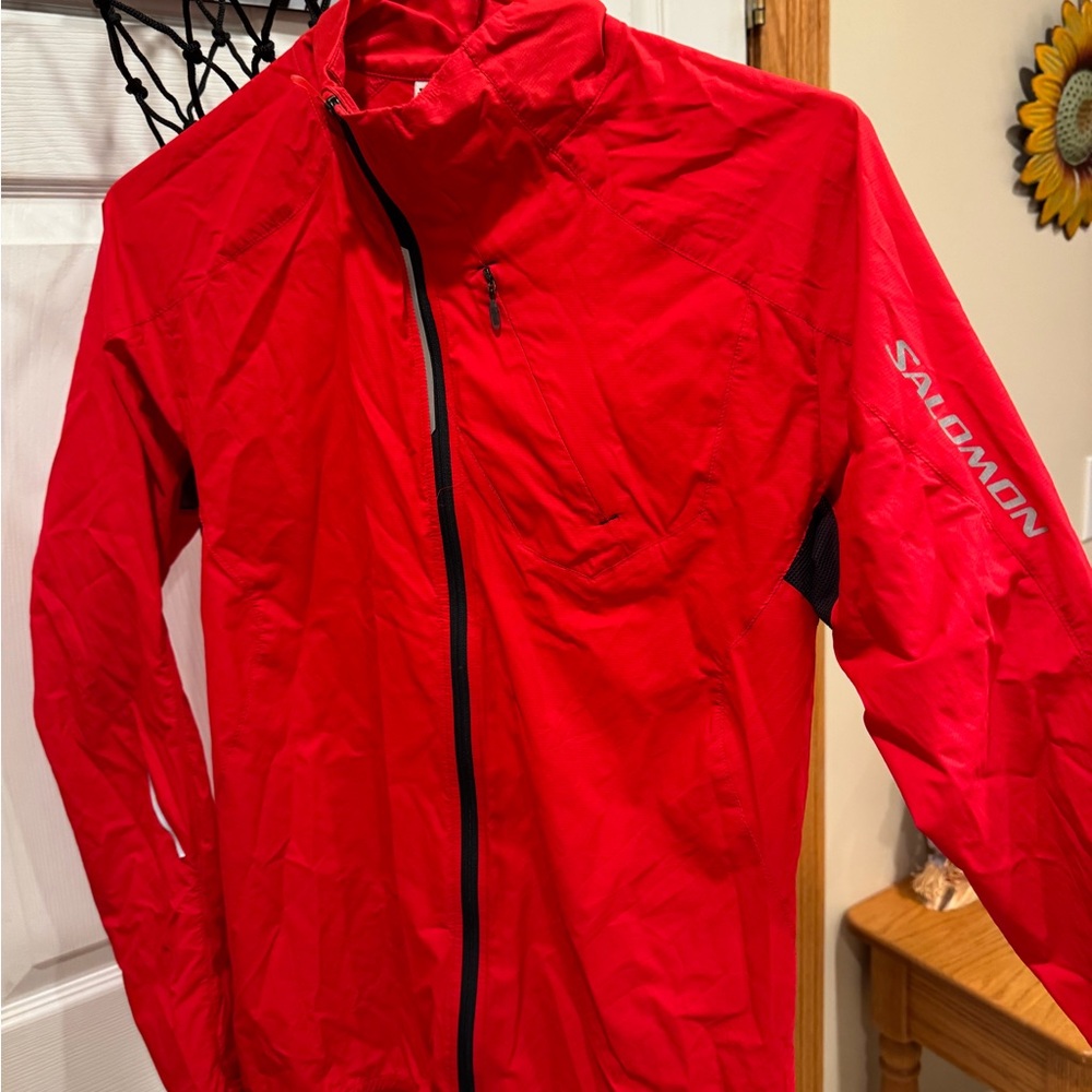 Salomon Men's Vibrant Red Performance Jacket